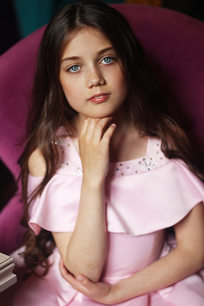 Ангелина Чурилова - аккредитованная модель для участия в подиумных показах на Междунродной Детской Неделе моды